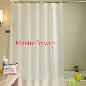 Shower Curtain 180 x 180 Cm /Tirai Hordeng Kamar Mandi