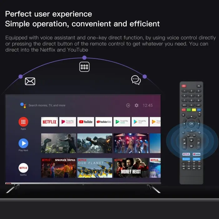 Led UHD Android Tv 43 Inch Changhong Type: 43H7 (Khusus Daerah Medan) 1