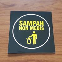 Gambar Stiker Vinyl - Sampah Non Medis dari Sahabat Sejasa Kab. Sleman 2 Tokopedia