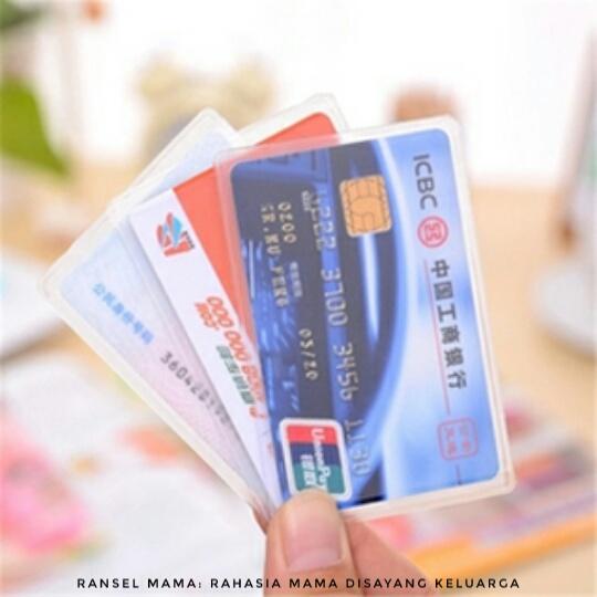 Cover EToll Plastik Sampul KTP Bungkus Mika SIM Pelindung Kartu Nama 1