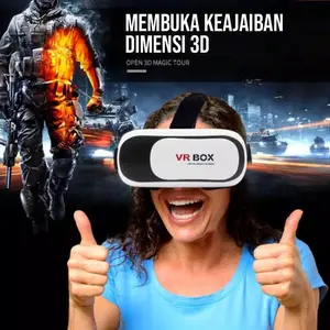 VR Box Virtual Reality 2nd Generation Untuk HP Smartphone