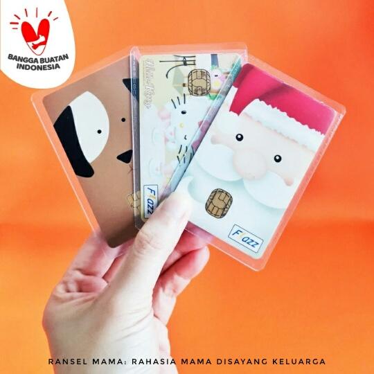Cover EToll Plastik Sampul KTP Bungkus Mika SIM Pelindung Kartu Nama 0