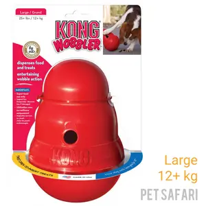 Mainan Anjing Kong Wobbler Large Dog Toy for Dogs 12kg+ PW 1
