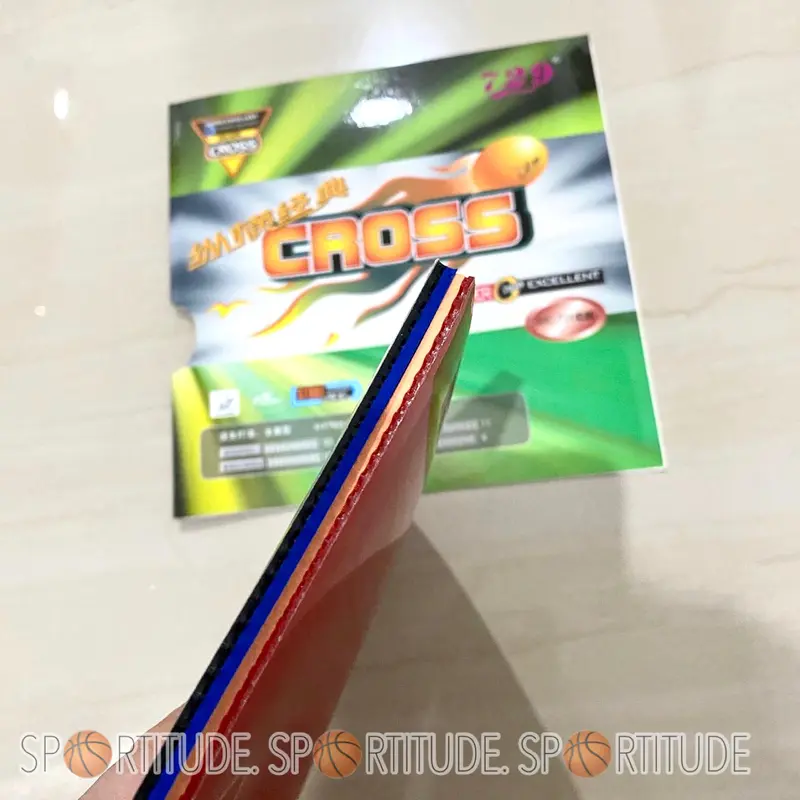 Karet Bat Pingpong Karet Bet Pingpong Rubber 729 CROSS Isi Sepasang 1