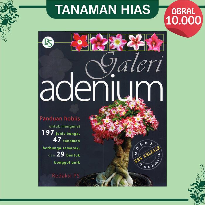 Gambar BUKU OBRAL ANEKA TANAMAN HIAS ORIGINAL |2| Rp. 10.000 - Adenium ungu dari Pustaka Baru Press Kab. Bantul 4 Tokopedia