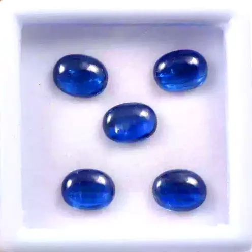 Batu Natural Blue Safir Good Color Bodyglass 1
