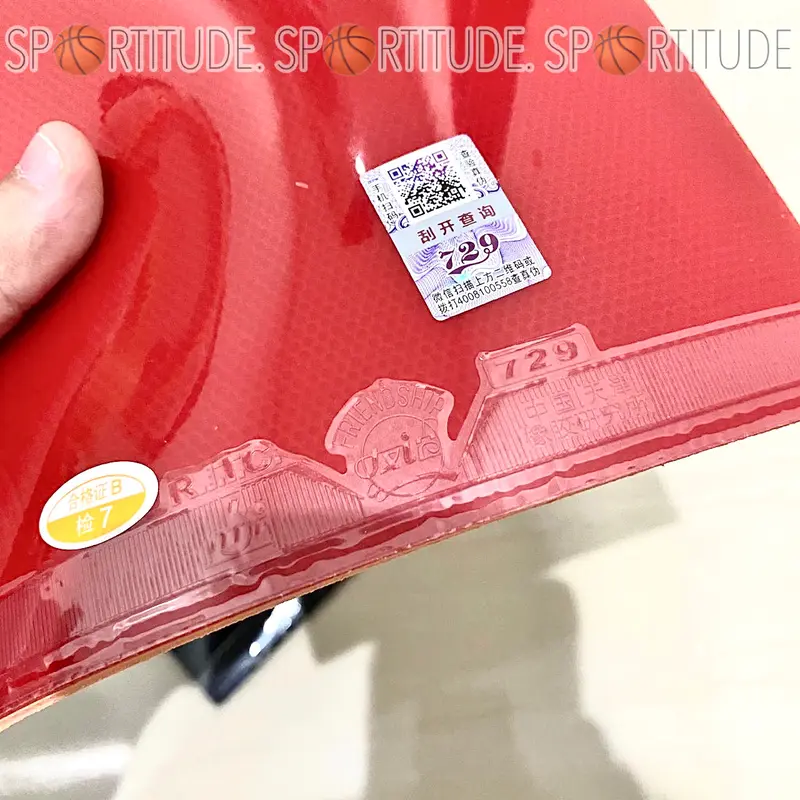 Karet Bat Pingpong Karet Bet Pingpong Rubber 729 CROSS Isi Sepasang 3