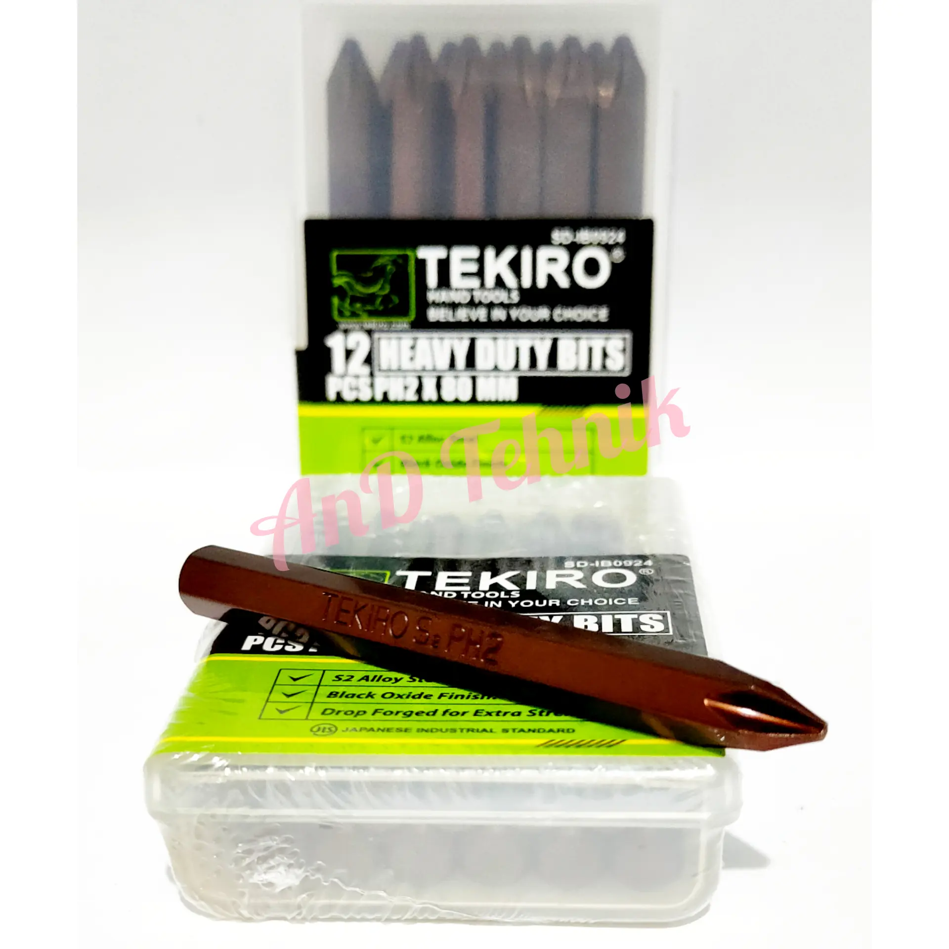 TEKIRO Mata Obeng Ketok / Heavy Duty Bits PH2x80mm (ECERAN)