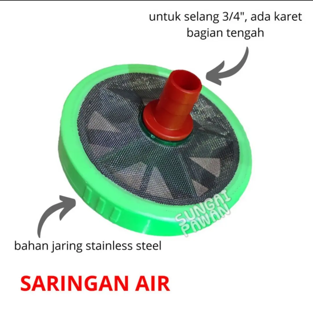 saringan air selang 3/4" water filter strainer foot klep alat saring