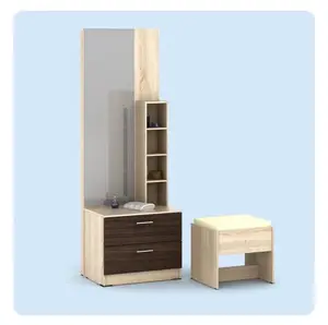 Meja rias cermin sliding geser minimalis modern Alba DS 60 sw