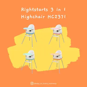 Rightstarts 3 in 1 highchair HC2371 KURSI MAKAN BAYI