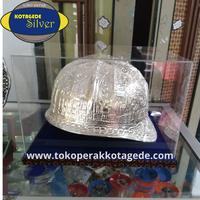 Gambar helem ukir silver dan batik box akrilik dari toko perak kotagede silver Kota Yogyakarta 3 Tokopedia
