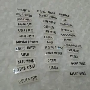 stiker cutting nama bumbu