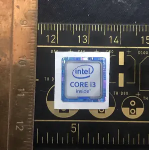 Sticker stiker logo intel Core i3 6th gen ori ukuran kecil