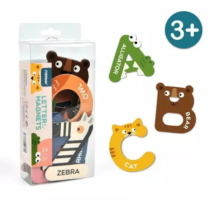MIDEER ANIMAL ALPHABET MAGNETIC STICKERS 0