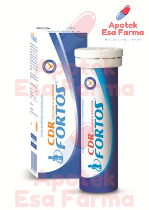 CDR Fortos Tablet Effervescent 10 Pcs Vitamin D Kalsium - Shop | Tokopedia