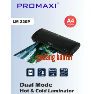 PROMAXI LM-210P HOT & COLD SIZE A4 & F4 - MESIN LAMINATING LM-210 P