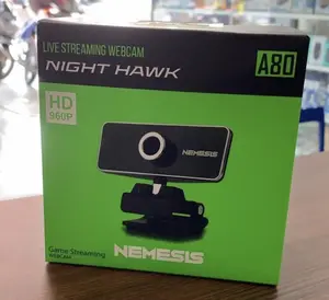 WebCam NYK Web Cam A80 960p Wide Screen Streaming Zoom Night Hawk Nemesis Gaming