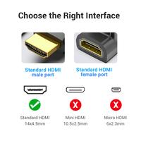 Gambar Vention Gender HDMI Adapter 90 270 Straight Vertical Male Female - Straight, isi 1pc dari Vention Authorized Store Kota Administrasi Jakarta Barat 2 Tokopedia