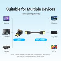 Gambar Vention Gender HDMI Adapter 90 270 Straight Vertical Male Female - Straight, isi 1pc dari Vention Authorized Store Kota Administrasi Jakarta Barat 5 Tokopedia