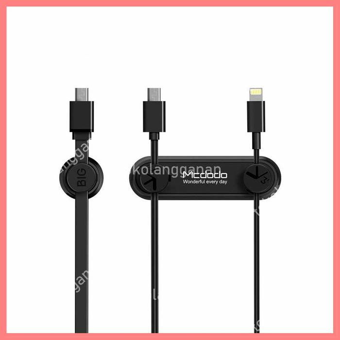 Gambar Mcdodo Holder Kabel Charger - Hitam dari Tokolangganan13 Kota Administrasi Jakarta Selatan Tokopedia