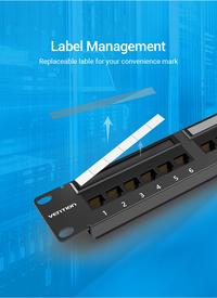 Gambar Vention Network Patch Panel Gigabit Ethernet LAN RJ45 Wall Rackmount dari Vention Authorized Store Kota Administrasi Jakarta Barat 4 Tokopedia