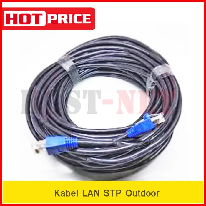 Kabel LAN STP FTP Outdoor Meteran Siap Pakai