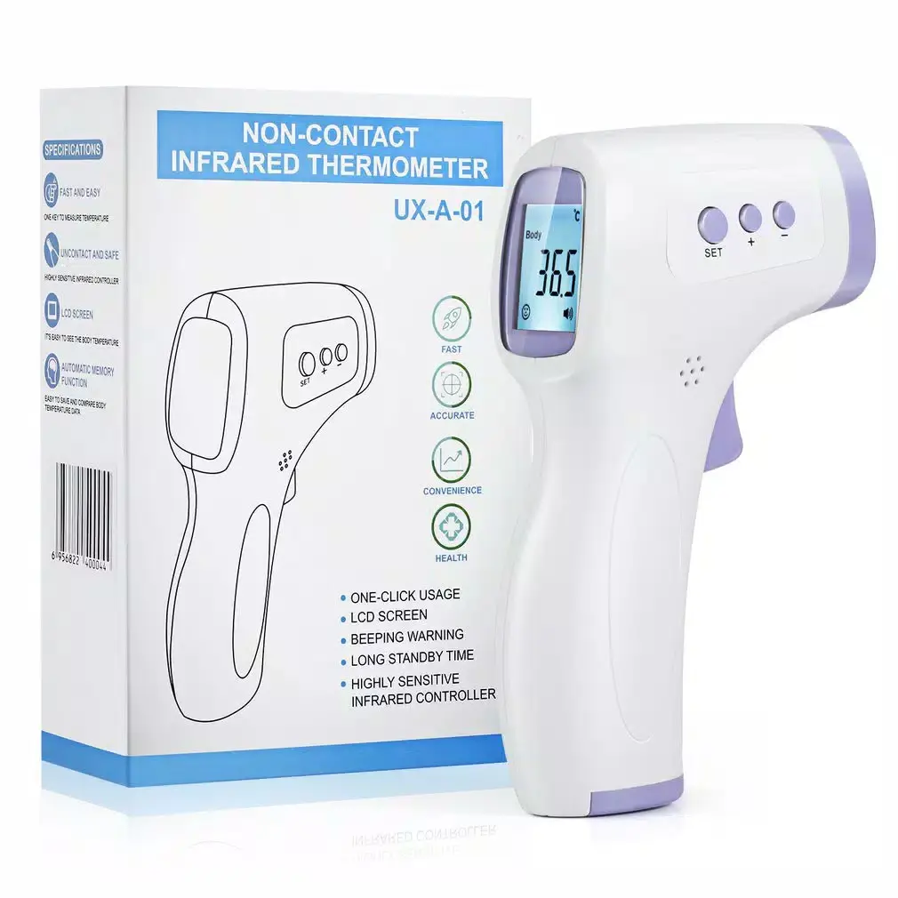 Termometer Digital Infrared Tanpa Kontak Untuk Pengukuran Suhu Tubuh