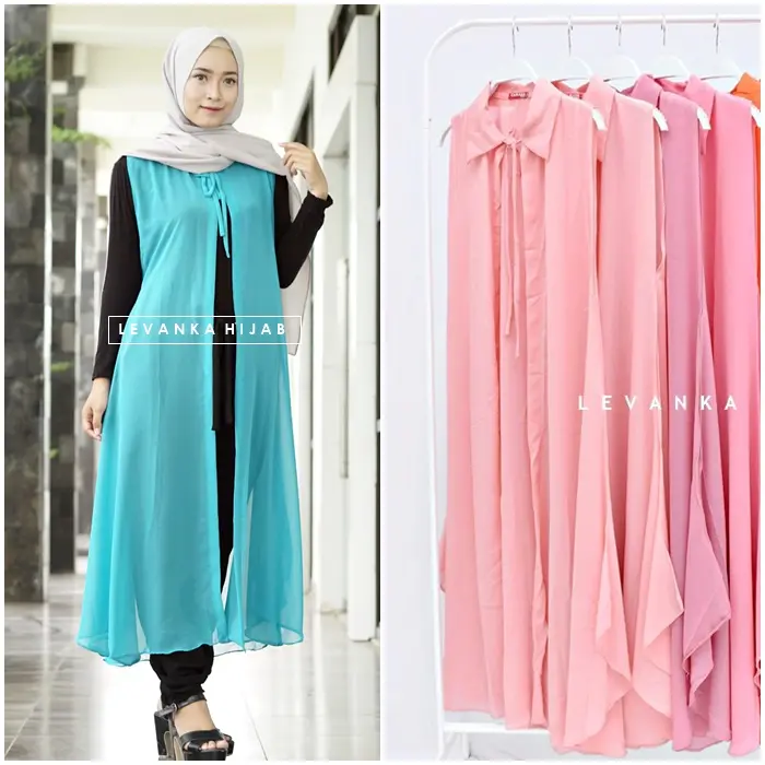 Outer Hijab / Cardigan Ceruti / Long Vest Outer Ceruti