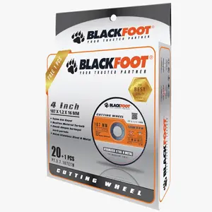 Batu gurinda potong besi dan stainless 4 inch x 1.2mm Blackfoot