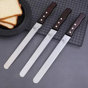 Goodyes Stainless Bread Knife 10inch / Pisau Potong Roti Gagang Kayu