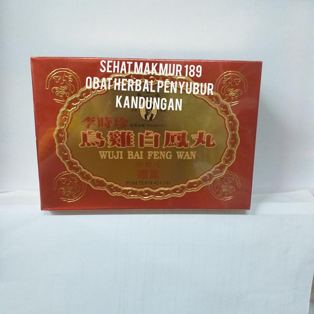 Wuji Bai Feng Wan obat herbal penyubur kandungan isi 6 bola lilin