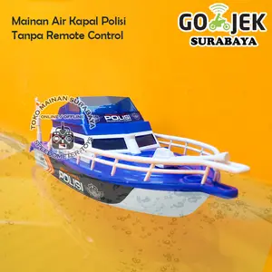 Mainan Air Kapal Speedboat Polisi | Mainan Edukasi Anak