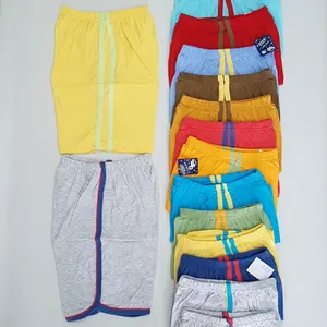 celana pendek anak ryan warna garis katun besar harian santai laki XL