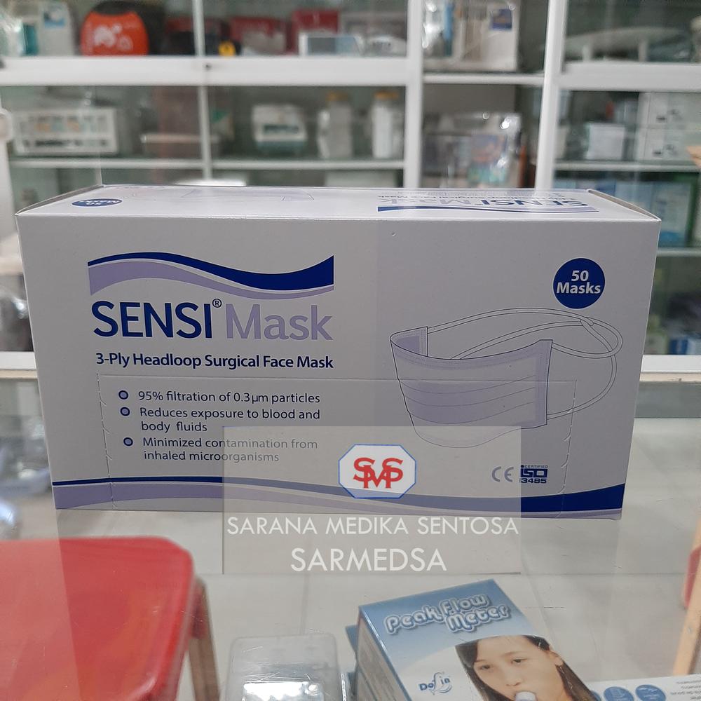 Masker Sensi 3-Play Headloop / Hijab