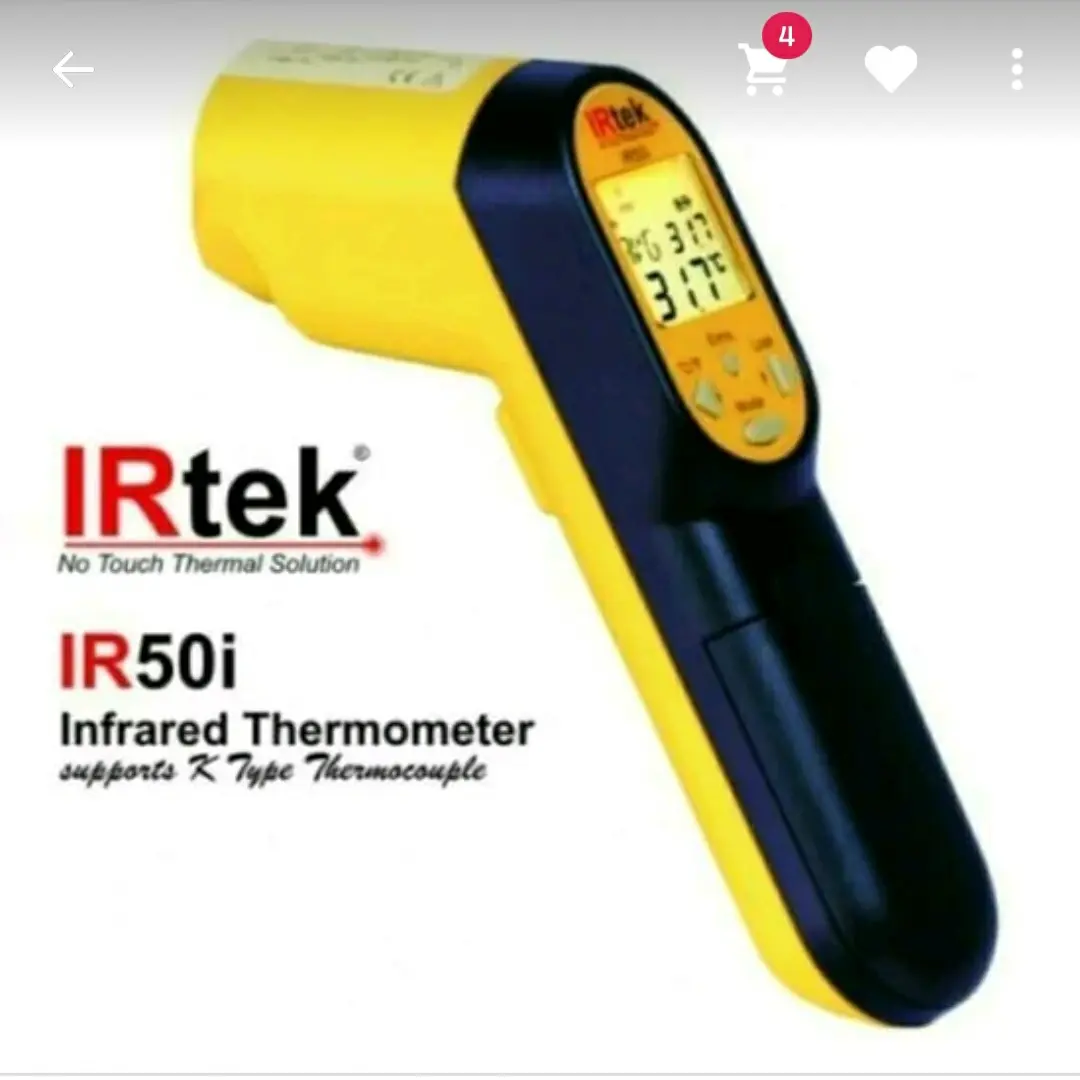 Jual thermometer infrared ir 50 i digital termometer irtek IR50i suhu
