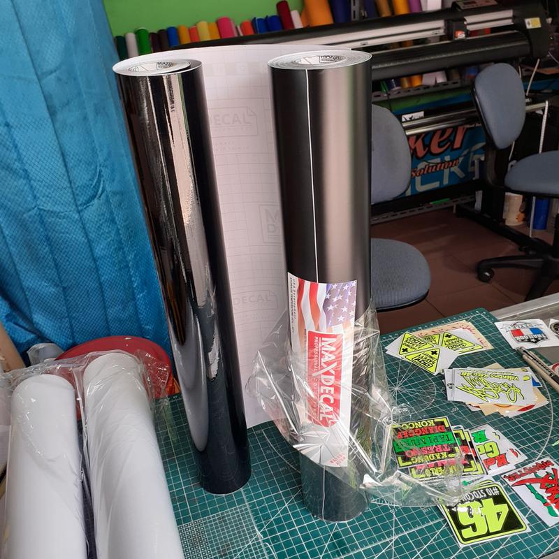 Sticker hitam doff/glossy maxdecal max decal - Shop | Tokopedia