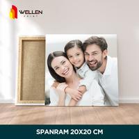Gambar WELLEN PRINT - Cetak Canvas Frame Ukuran 20x20 cm / Print Bingkai Foto / Photo Kanvas / Canvas Rangka Spanram Kayu dari WELLEN PRINT OFFICIAL Kota Administrasi Jakarta Selatan 3 Tokopedia
