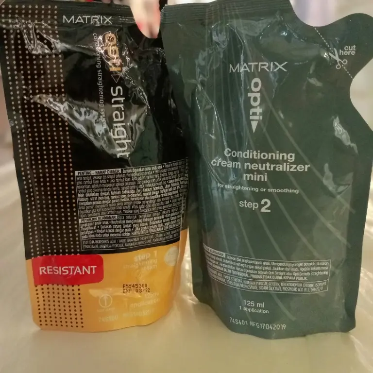 matrix opti straight 125ml paket optistraight mini smoothing step1+2