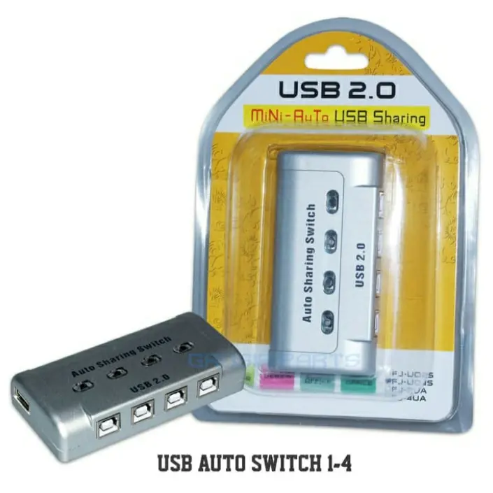 USB DATA SWITCH AUTO 4 PORT (SHARING SWITCH PRINTER AUTO 4 PORT)