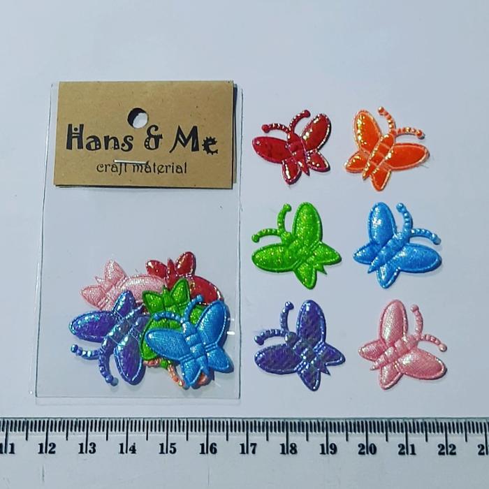 Gambar Hiasan Kupu Kupu Gradasi Warna Warni dari Hans and Me Kota Administrasi Jakarta Barat Tokopedia