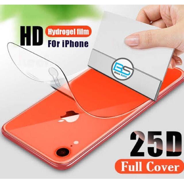 Gambar IPHONE 6 7 8 BACK HYDROGEL ANTI GORES BELAKANG dari bms acc Kota Administrasi Jakarta Pusat Tokopedia