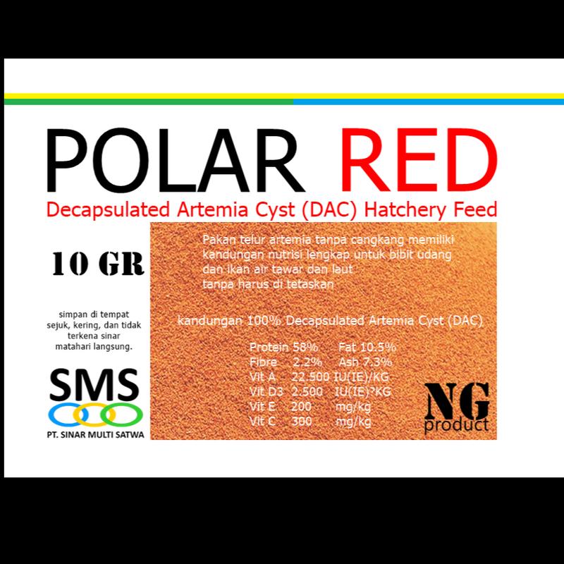 Polared Polar Red 10 Gram Artemia Instant Shell 10gr 10gram REPACK