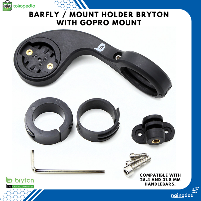Gambar Barfly / Bracket / Bike Mount Holder with GoPro Hanger dari nainodoa Kota Administrasi Jakarta Pusat Tokopedia