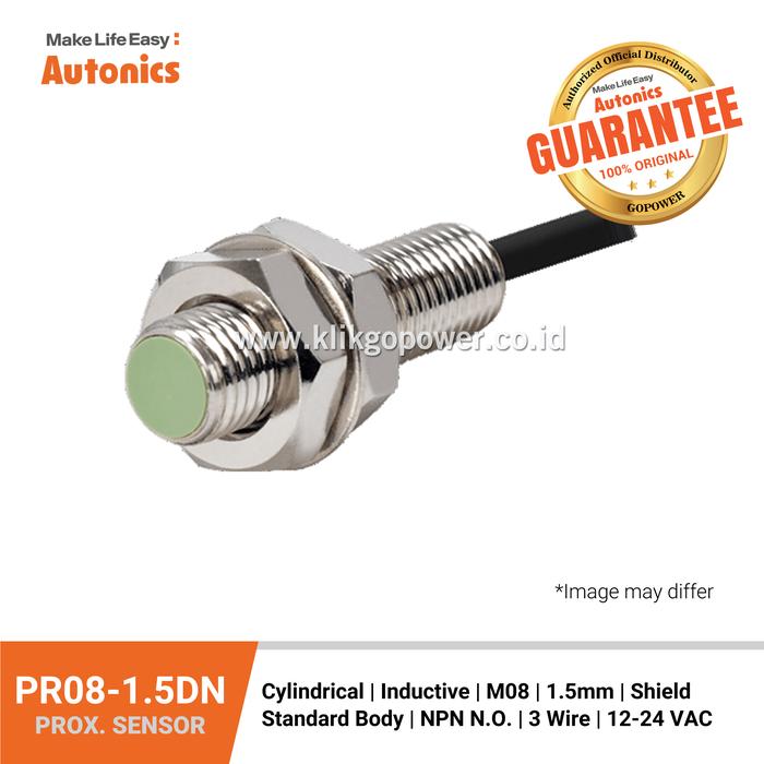 Sensor Pengesan Jual Autonics Sensor Proximity PR08-1.5DN Cylindric Induktif M08 1.5mm ...