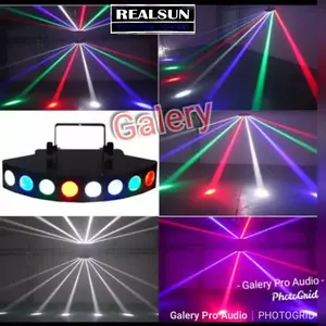 Lampu Lighting 8 eye LED Light RGBW for Clubing,Hall,party DLL