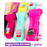 Gambar YooBerry Legging Anti Slip + Rattle 3D Cotton Rich Bayi 0-12 Bulan -2 - 6-12 Bulan, Motif K dari Berry Baby Kota Bandung 4 Tokopedia