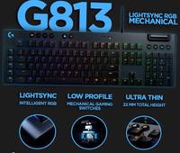 Gambar Logitech G813 LIGHTSYNC RGB Mechanical Gaming Keyboard G 813 dari OstoreeGaming Kota Administrasi Jakarta Barat 1 Tokopedia