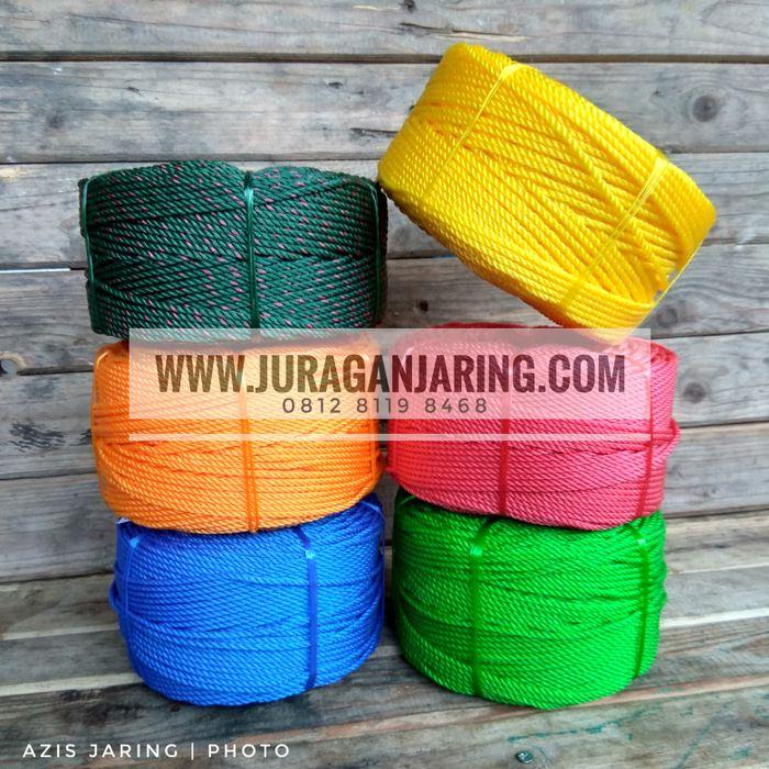 TALI TAMBANG PLASTIK PE 3 MM TAMPAR, NILON METERAN 2