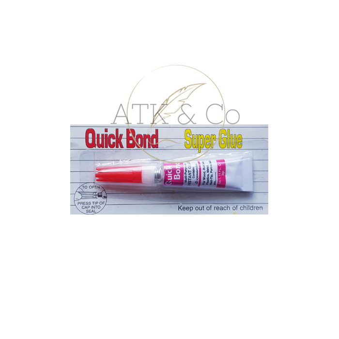 Gambar Lem Super Glue Quick Bond 3gr Multi Purpose Instant Adhesive dari ATK & Co Kota Bandung Tokopedia